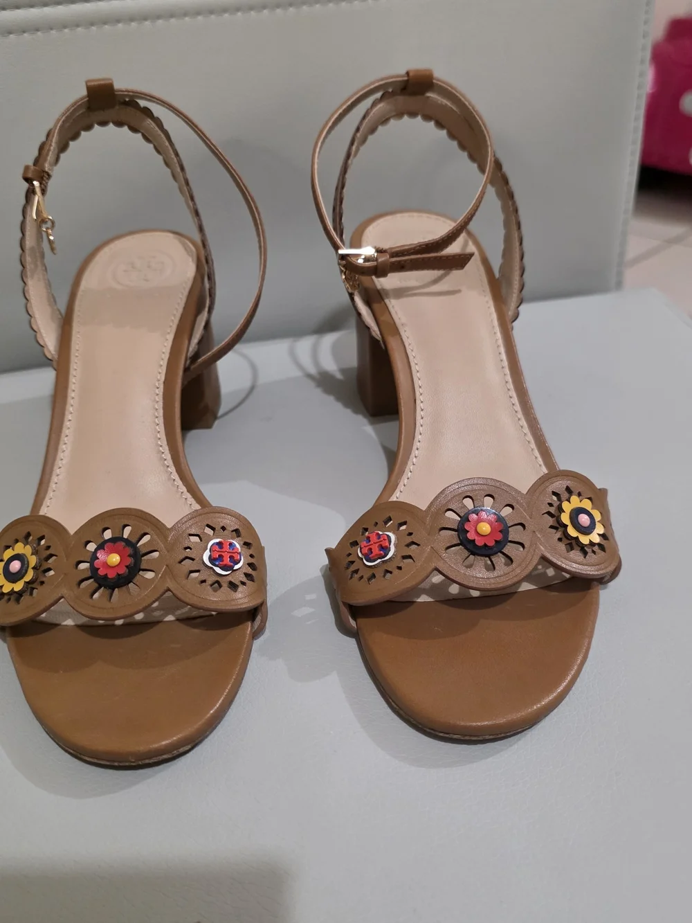 Tory Burch brown leather